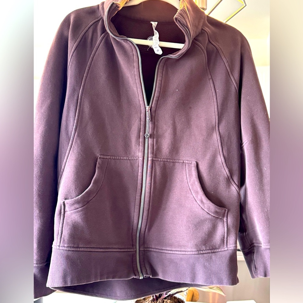 Lululemon Brown Zip-Up Hoodie